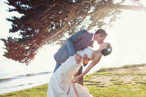 bride groom beach santa barbara dip romantic bride groom beach santa barbara dip romantic