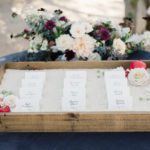 Wooden trays for escort cards 1